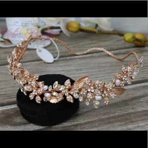 Rose Gold Bridal Hairpiece
